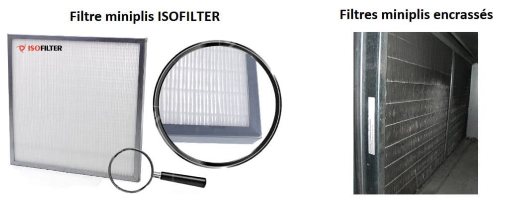 Filtre miniplis ISOFILTER